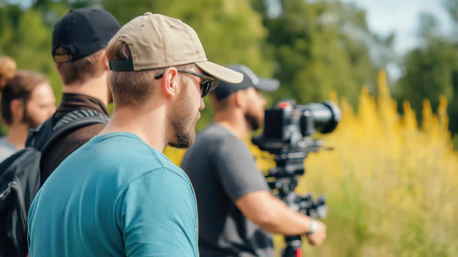 Filmmaking Outdoors Crew
