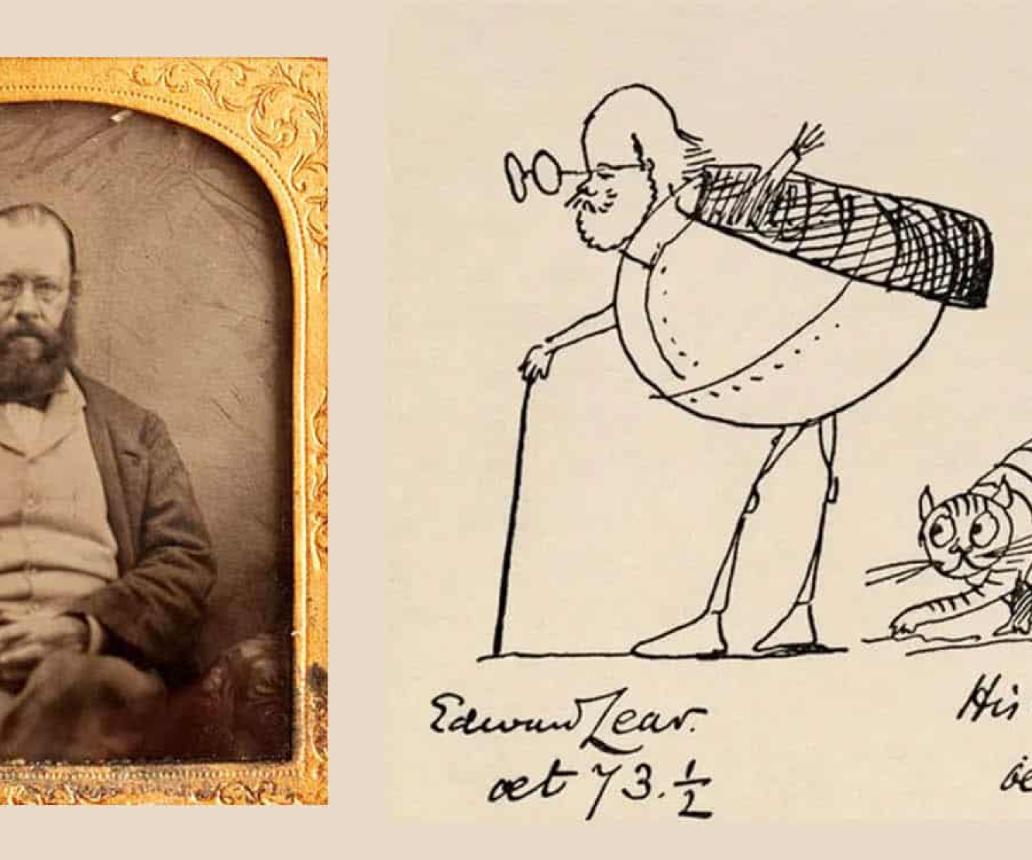Edward Lear & his Cat Foss
