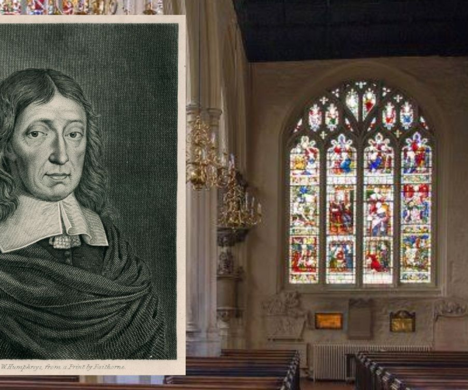 John Milton & The Milton Window at St Margarets