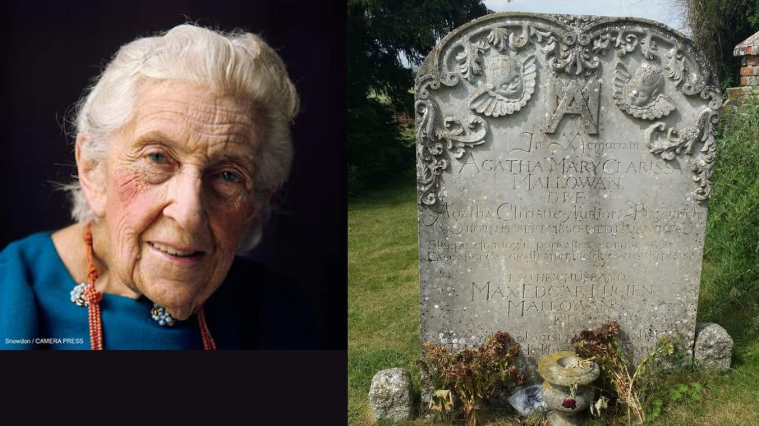 Agatha Christie's grave