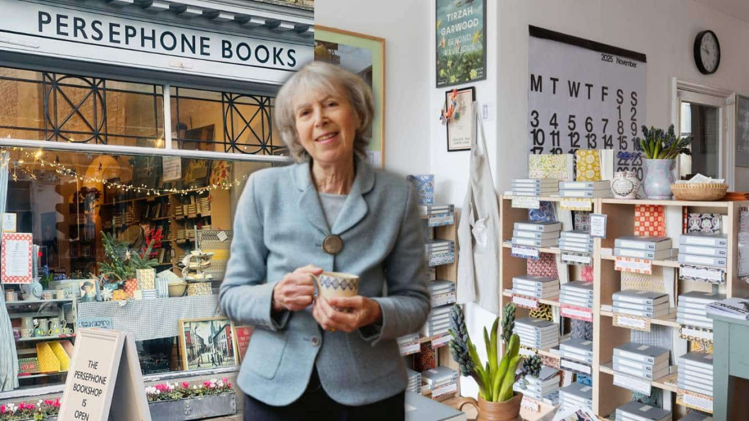 Persephone Books with founder Nicola Beauman