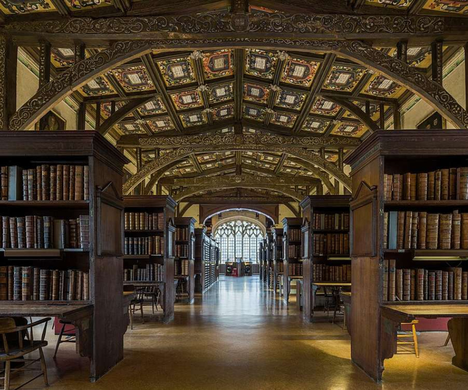 Duke Humphrey's Library, at the Bodleian Library