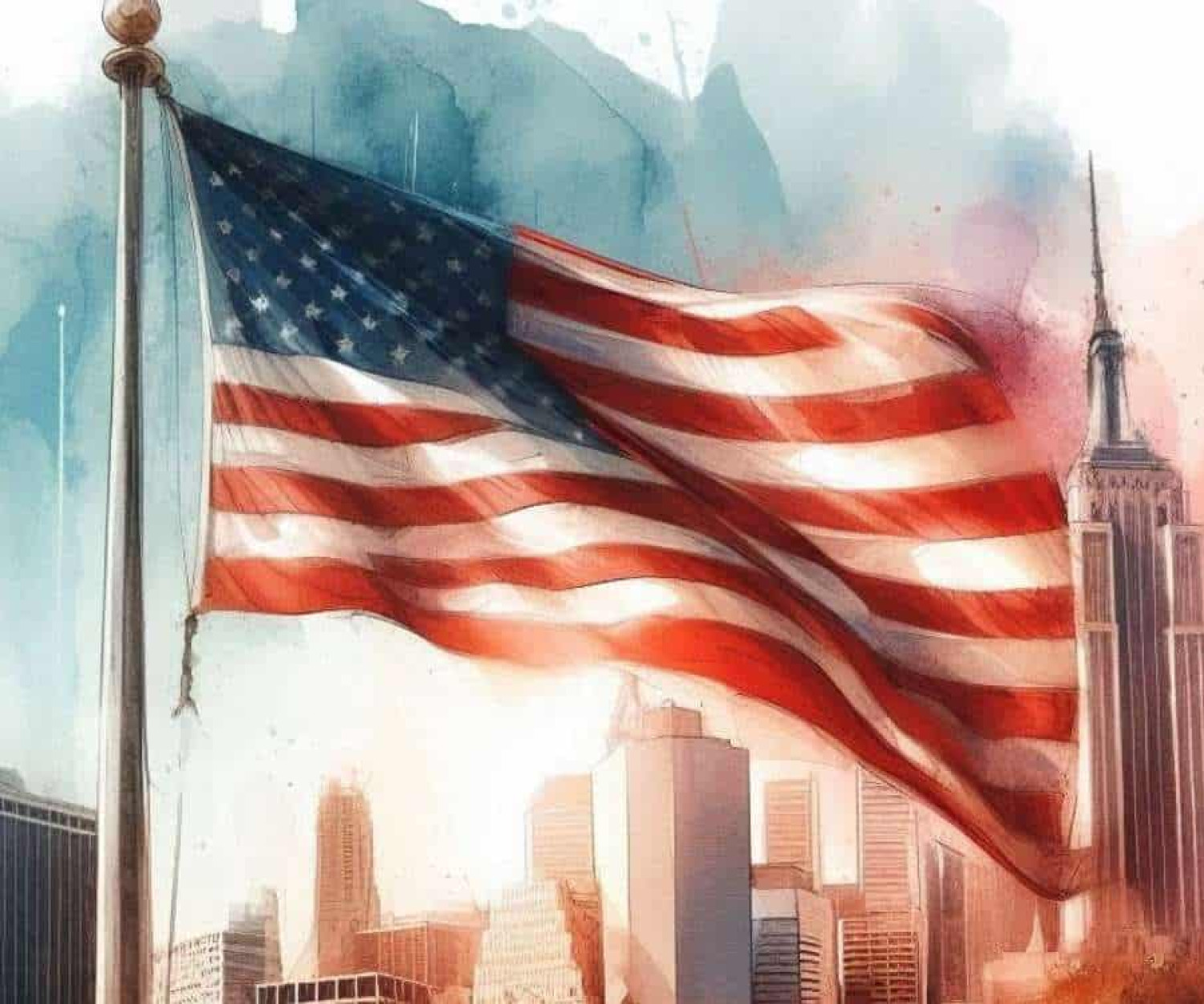 A USA flag