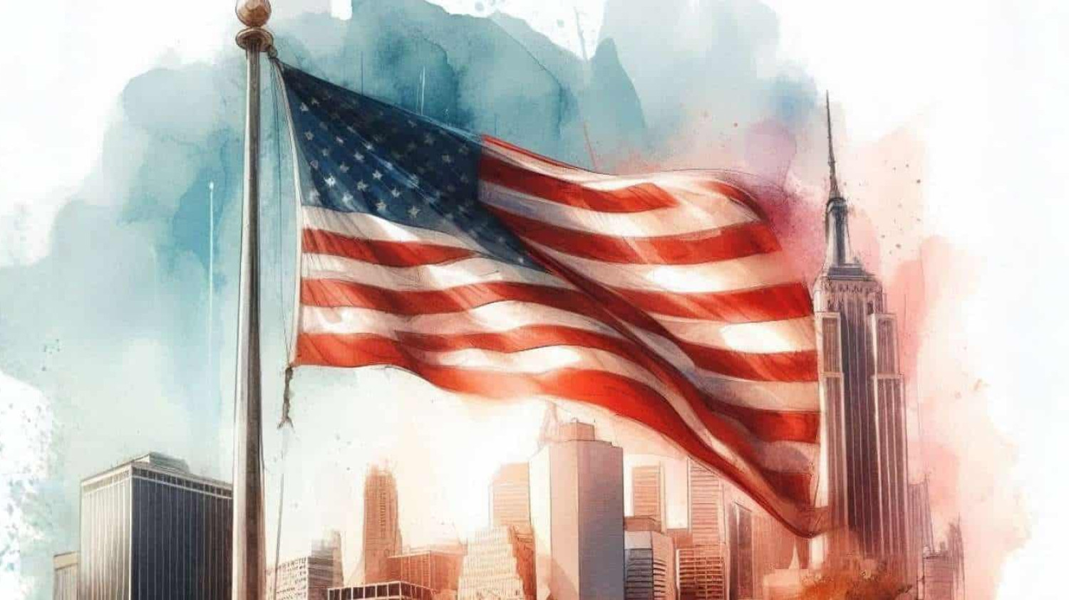 A USA flag