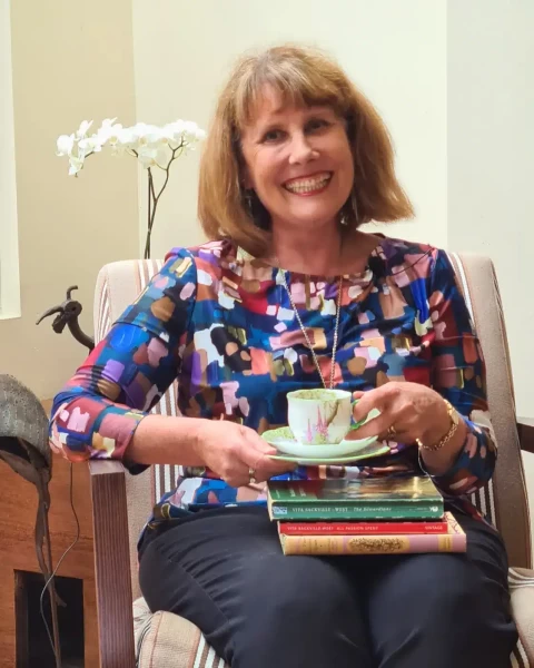 Susannah with tea