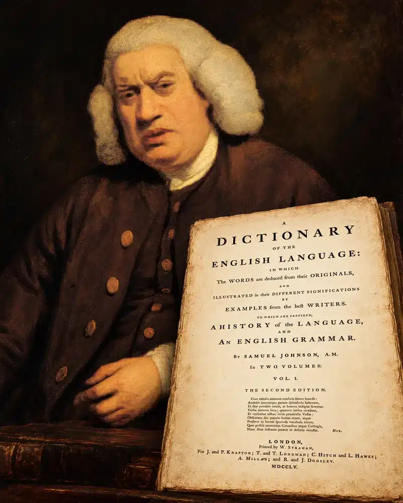 Dr Johnson & his English Language Dictionary